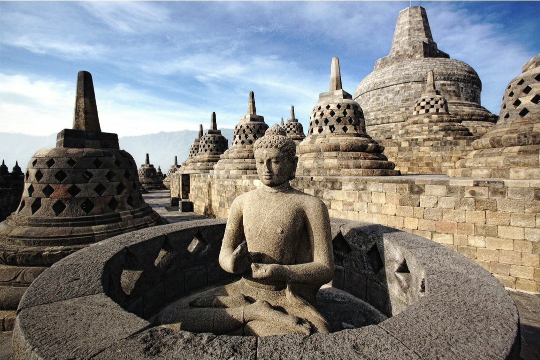 Borobudur, Prambanan e Ratu Boko, Indonesia