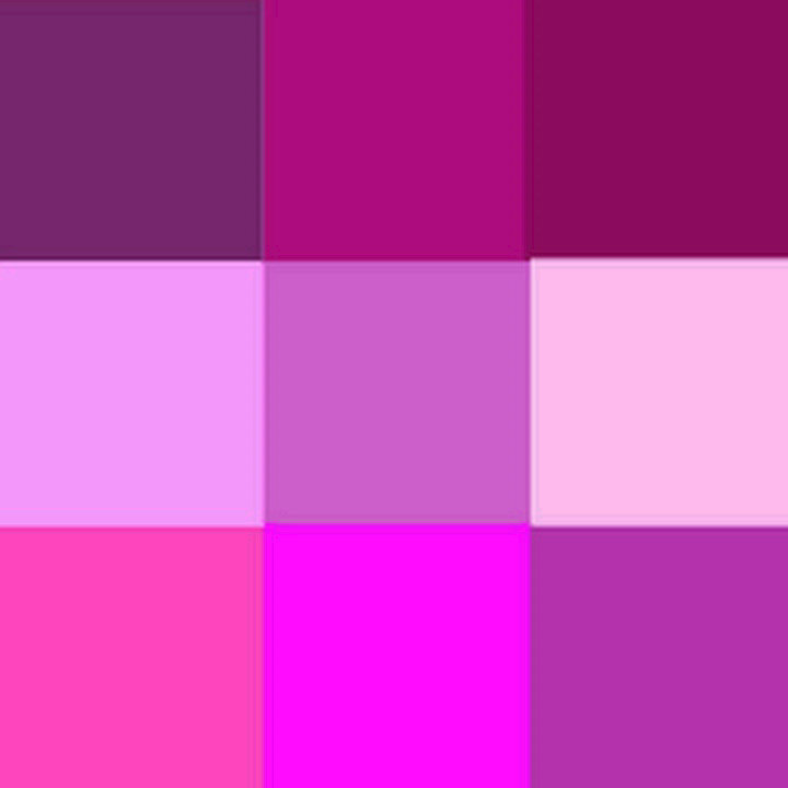 Оттенки пурпурного