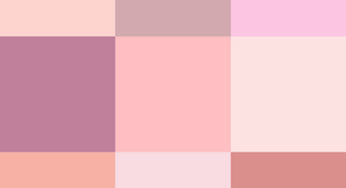 Shades of pink