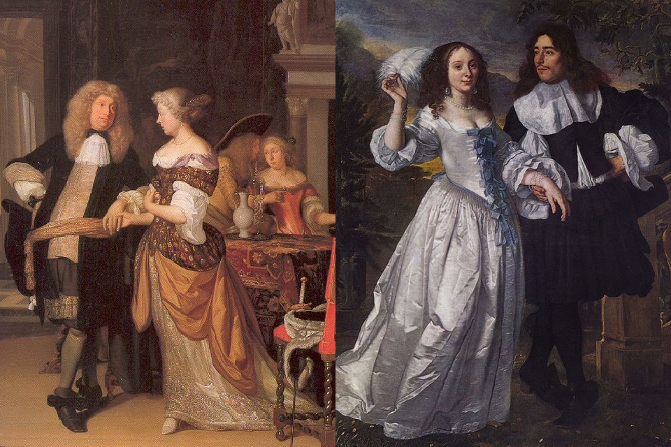 تاريخ الموضة الغربية 1650-1700