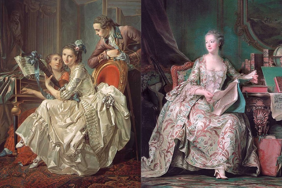 पश्चिमी फैशन इतिहास 1750-1775
