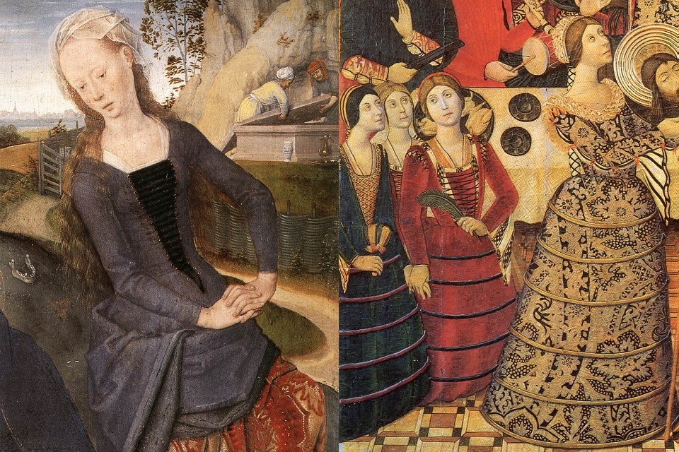 Europäische Damenmode in 1450-1500