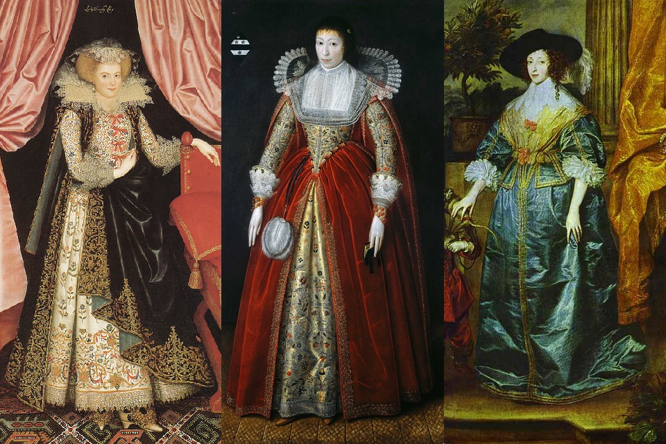 1600 16年の西ヨーロッパの女性ファッション Hisour 芸術 文化 美術 歴史