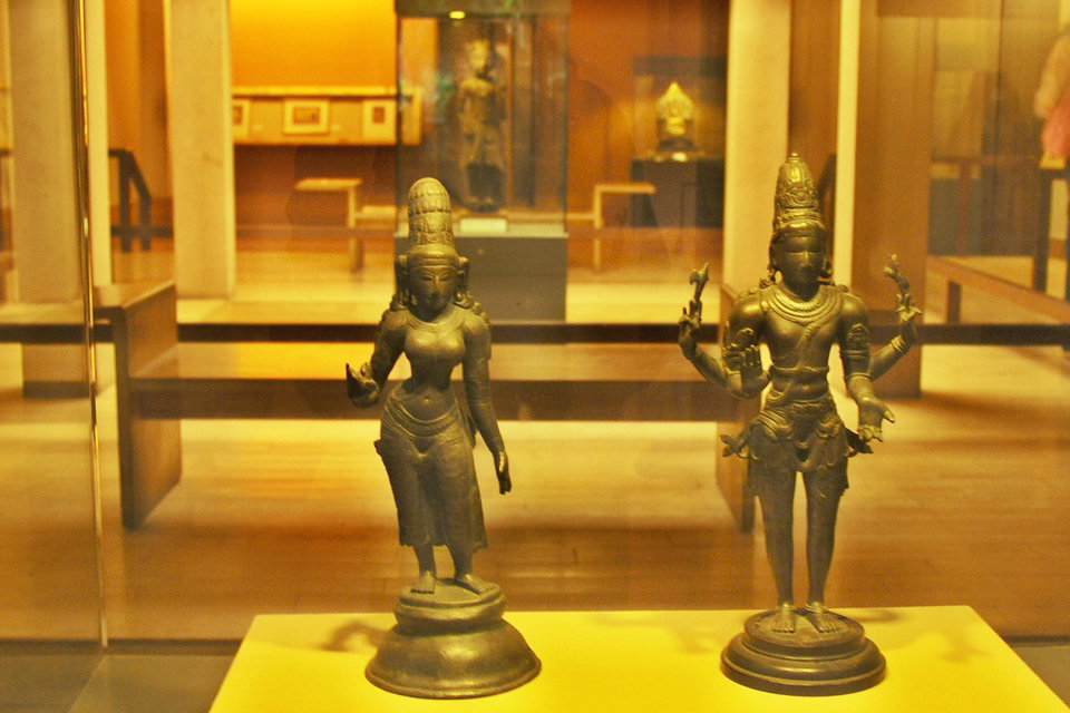Sección arqueológica, Museo del rey Shivaji, India