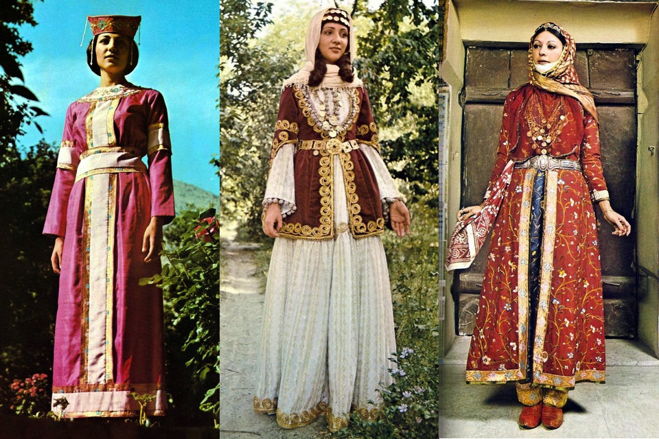 Vestuário de mulher armênia