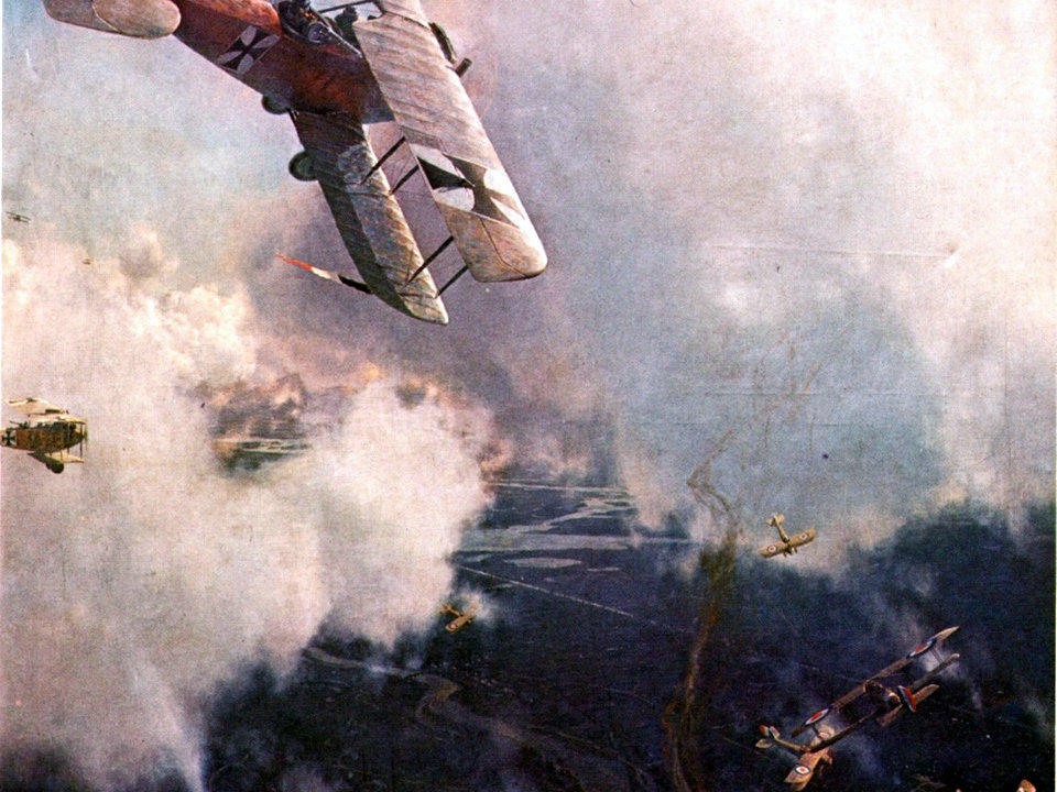 प्रथम विश्व युद्ध में विमानन आवेदन