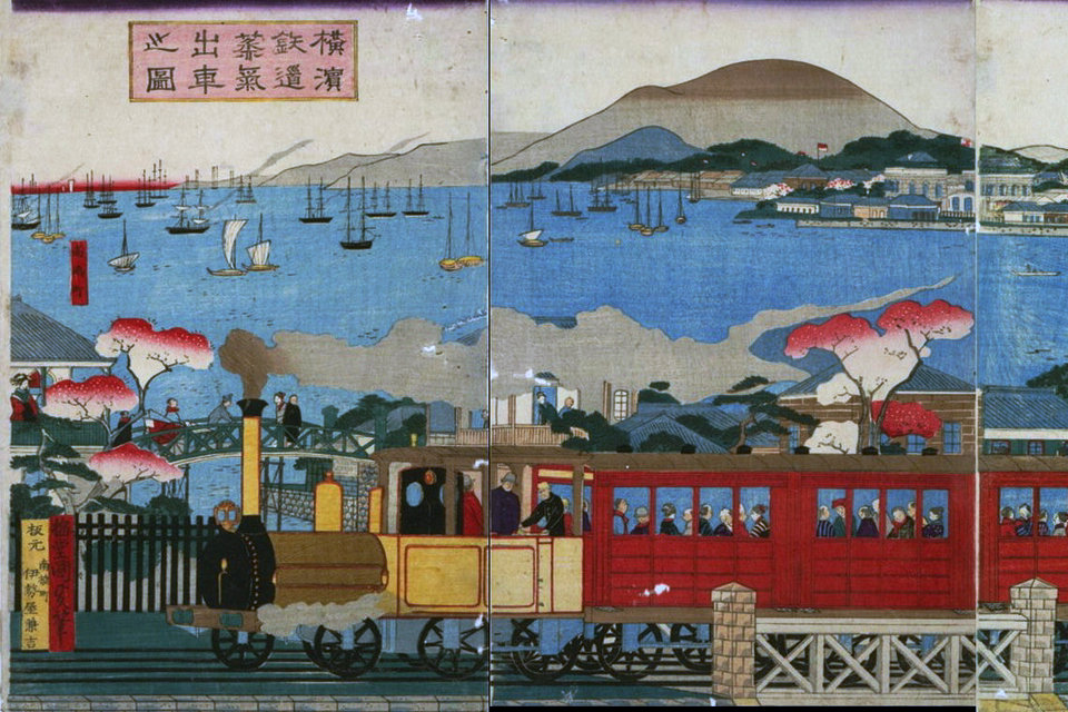 التاريخ المبكر للسكك الحديدية اليابانية
