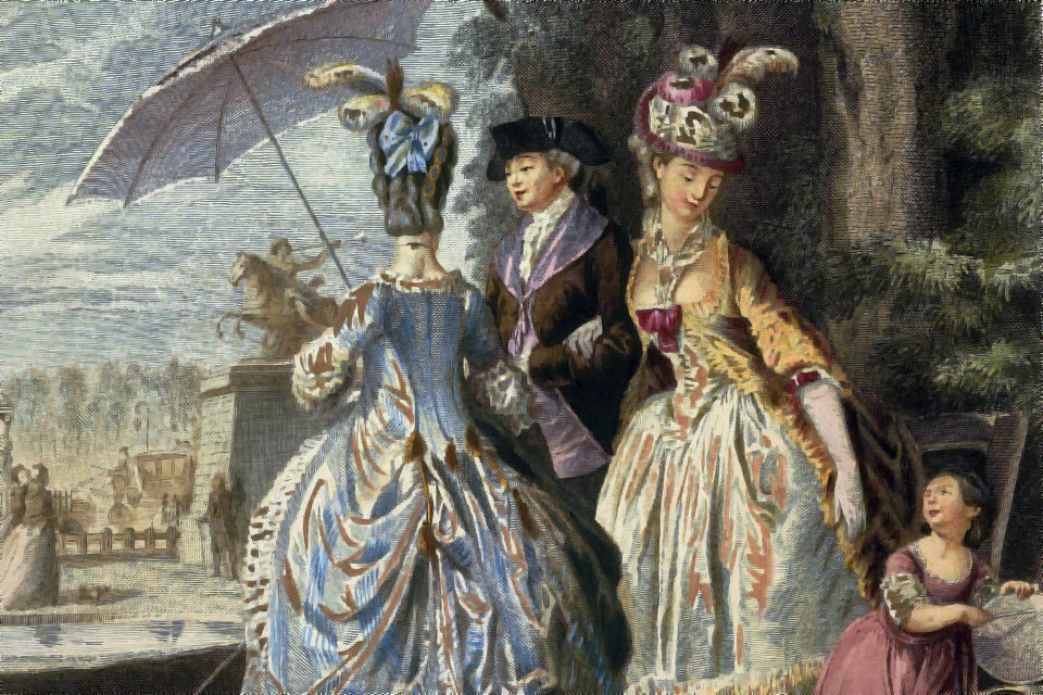 18世纪和19世纪女装时尚，柏林装饰艺术博物馆