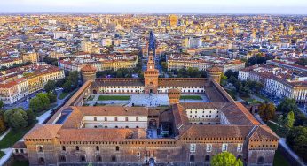 Castillo Sforza, Milán, Italia