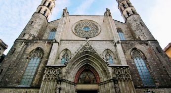 Basilica di Santa Maria del Mar, Barcellona, ​​Spagna
