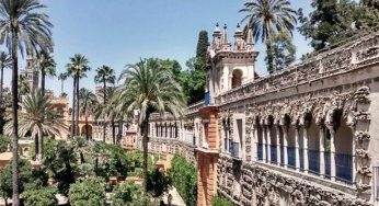 Grottengalerie und die Gärten, Königlicher Alcazar von Sevilla