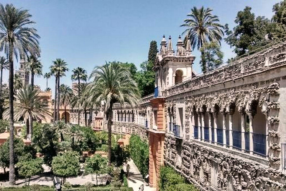 Grotto Gallery and The Gardens, Royal Alcazar of Seville