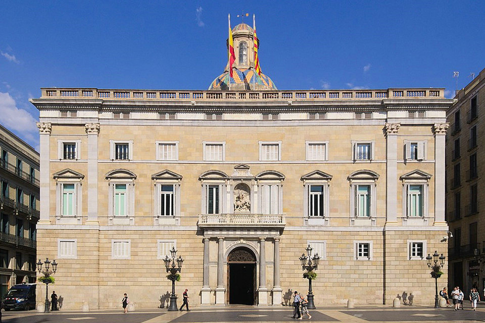 カタルーニャのヘネラリタット宮殿 バルセロナ スペイン Hisour 芸術 文化 美術 歴史