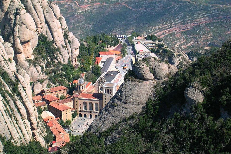 Monasterio de Santa María de Montserrat, Cataluña, España