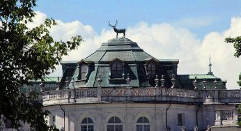 Courtyard and the hunting park, Hunting residence of Stupinigi