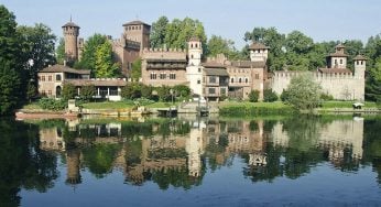 Borgo medievale e fortezza di Torino, Italia