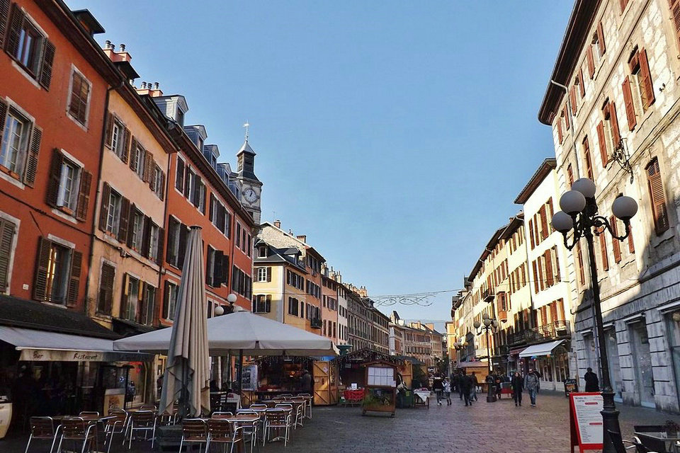 Casco antiguo y edificios históricos de Chambery, Savoie, Auvergne-Rhône-Alpes, Francia