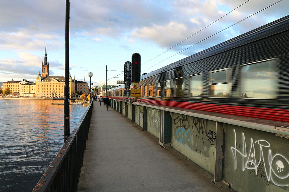 瑞典的铁路和公共汽车旅行