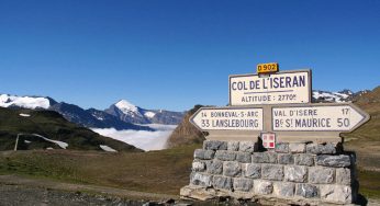 La Route des Grandes Alpes, frontière franco-italienne