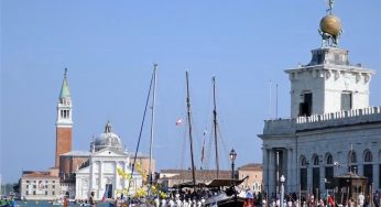 Revisión de la regata histórica de Venecia 2019, Italia