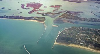 Lagune von Venedig, Venetien, Italien