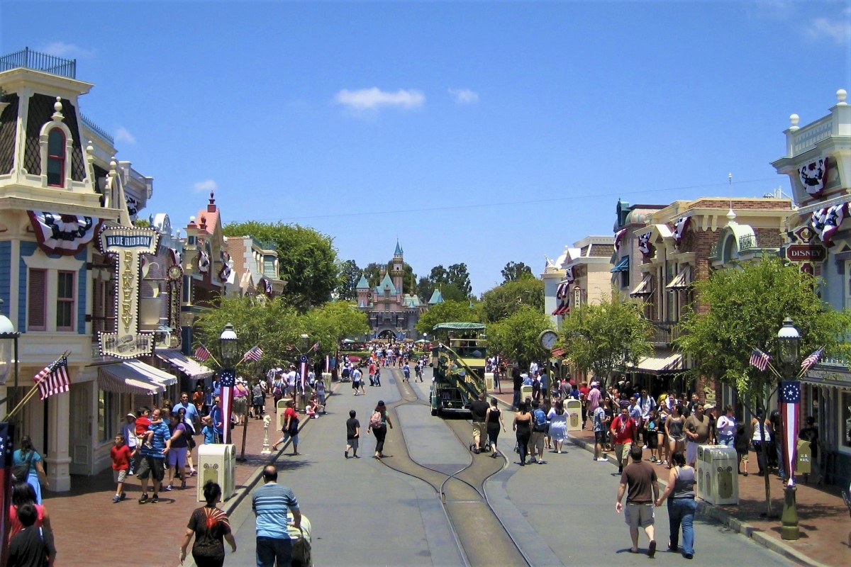 迪士尼乐园美国大街导览游，美国加州