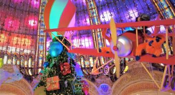 2020-2021年豪斯曼老佛爷百货公司大圣诞树和圣诞橱窗回顾，法国巴黎